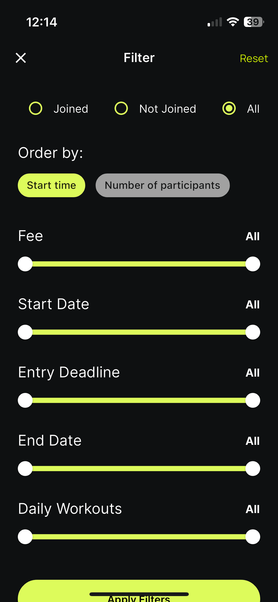 Challenge Filter